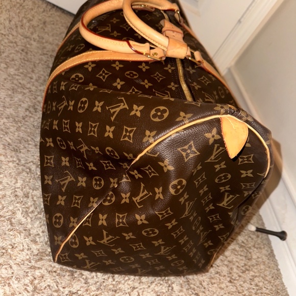 Louis Vuitton Keepall Duffle 60 Brown Canvas luggage - Picture 1 of 6